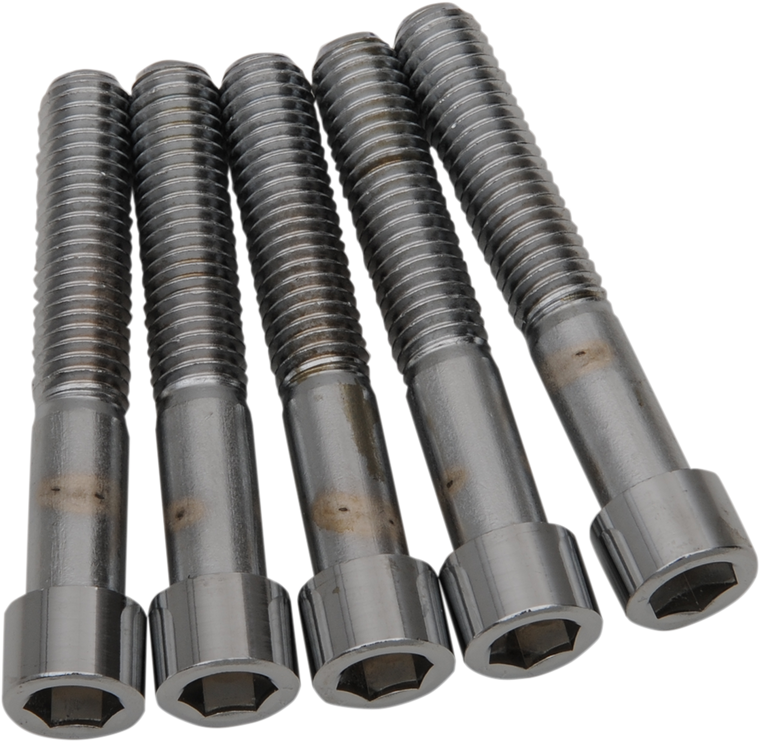 Drag Specialties - Bolts - Socket-Head - Smooth - 7/16" x 14 x 3" - Replacement Socket Head Bolts - MPB705S