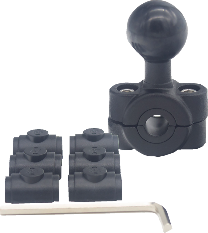 Ridepower - Mount Handlebar 3/8" - 1/2" For Ridepower Ball Mount - RPMTBRACKET38