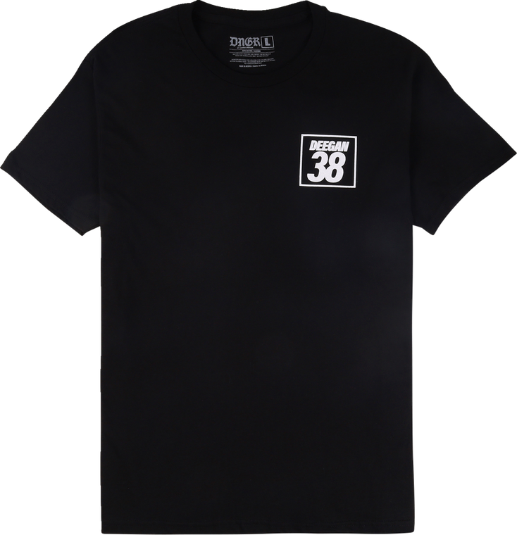 Deegan Apparel - Tee Holeshot Black Xl - DMTSS3027BLKXL