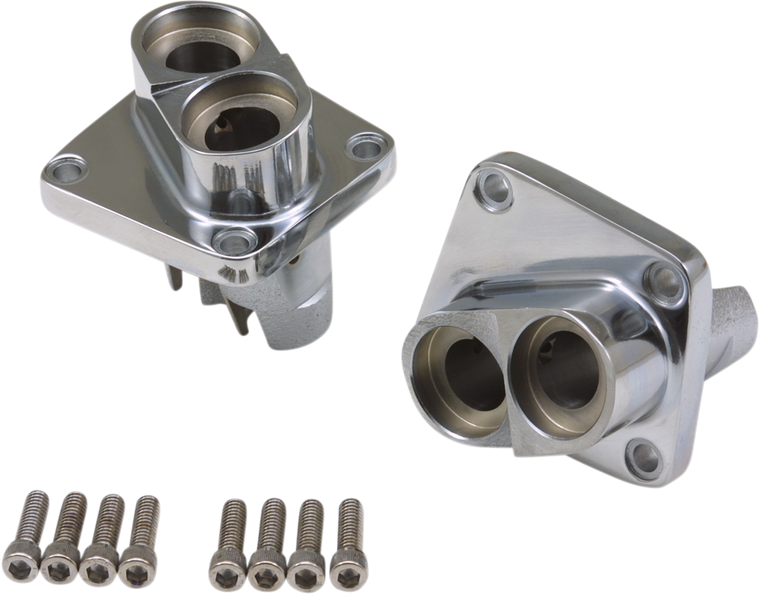 Drag Specialties - Lifter Block - Chrome - Shovelhead - Lifter Blocks - 20489-BX-LB1