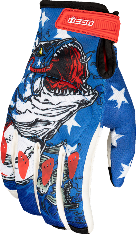 Icon - Glove Hlgn Basstard Bl Lg -