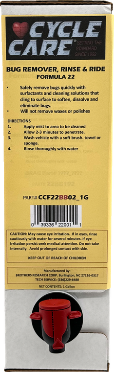Cycle Care Formulas - Formula 22 Spray Rinse & Ride Bike Wash Bnb - CCF22BB02_1G