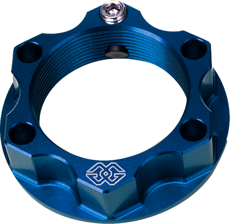 Gilles Tooling - Stem Nut Acma M28 Lock Blu - ACMA-28-10-BL