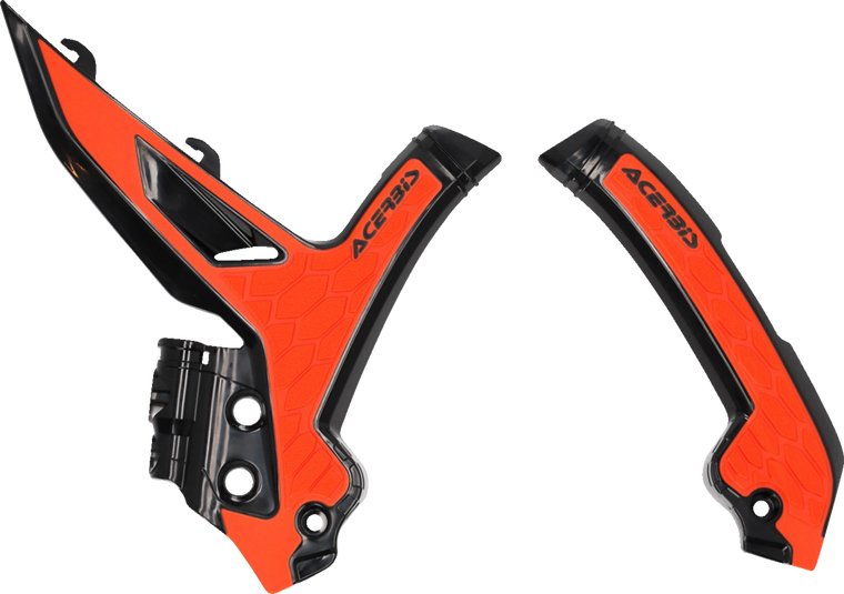 Acerbis - Frame Guards X Grip Ktm Blk/org - 2975045229 Acerbis - Frame Guards X Grip Ktm Blk/org - 2975045229