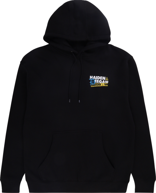 Deegan Apparel - Hoodie Caution Black 2x - DMTFP3010BLK2XL