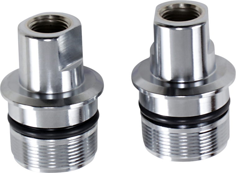 Drag Specialties - Lower Fork Tube Cap - Chrome - Chrome Fork Tube Plugs and Caps - 23-0213-BC114