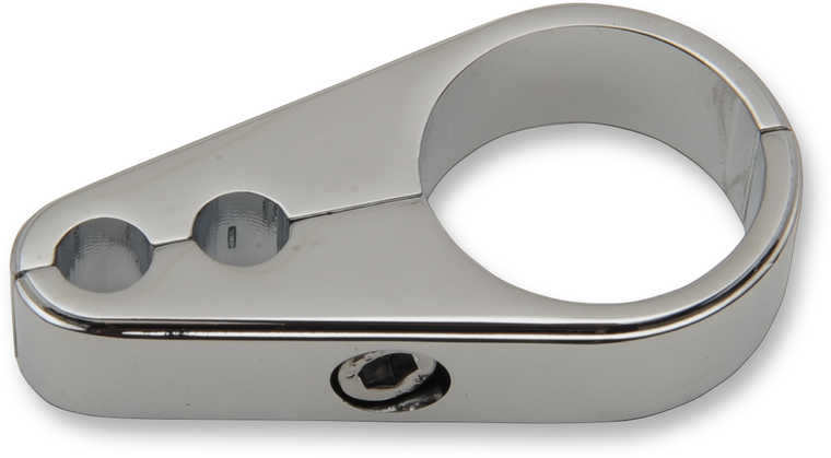 Drag Specialties - Cable Clamp - Dual Throttle - Die-Cast - 1" Frame - Die-Cast Cable Clamp - 11-0052-SC1