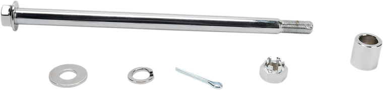 Drag Specialties - Axle Kit - Rear - Chrome - '82-'94 FXR - Chrome Axle Kit - 16-0298-BC520