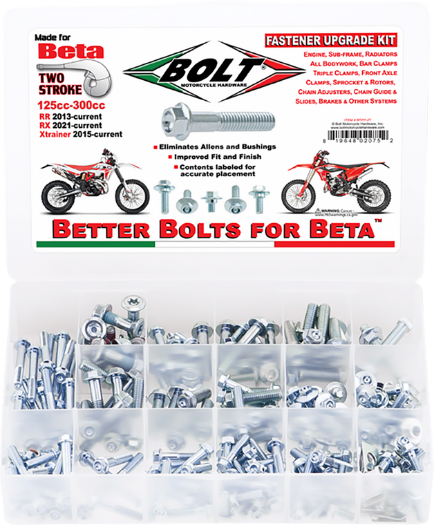 Bolt - Pro Pack Fasteners For Beta 2-stroke - BTPP-2T