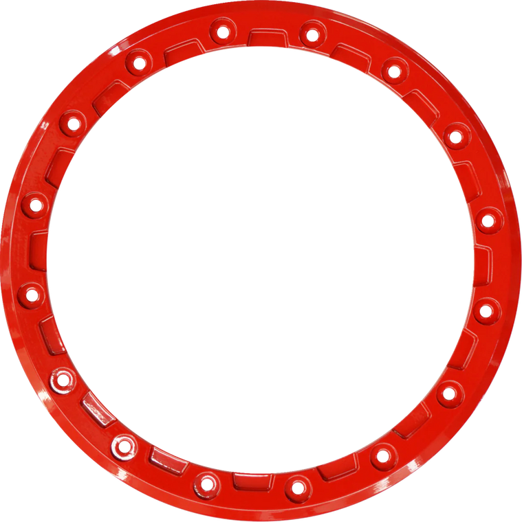 Raceline Wheels - 15" Red Bl Ring 16 Hole For Podium 10mm - RBL-15R-A93-RING-16