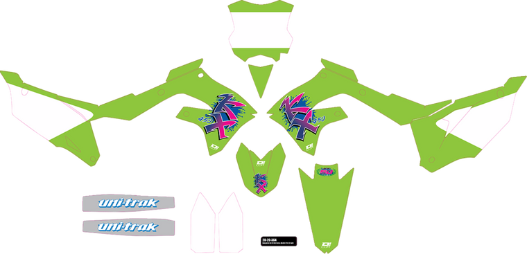 D'cor Visuals - Graphic Kit Kx Retro Kx450 - 20-20-364 D'cor Visuals - Graphic Kit Kx Retro Kx450 - 20-20-364