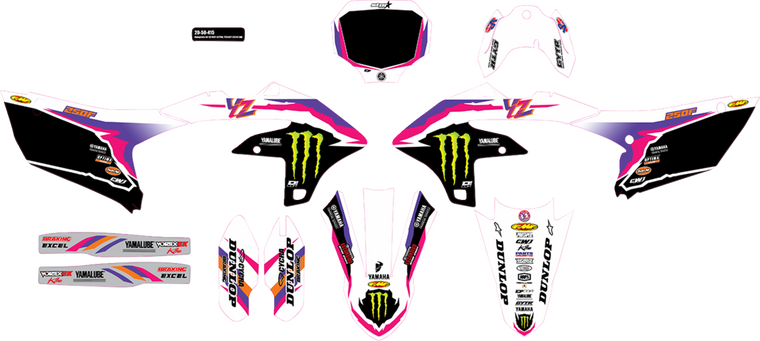D'cor Visuals - Graphic Kit Mey Retro Yzf250 - 20-50-415