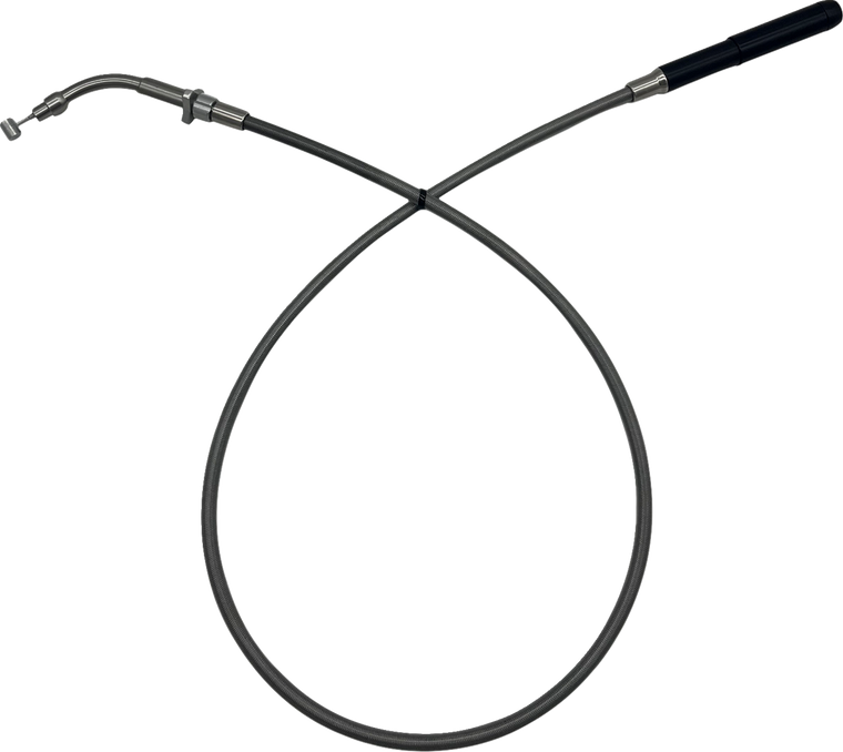 Fat Baggers Inc. - Ez Install Upper Cltch Cbl +2" Flhx,se - Fltr,se Braided - 108002