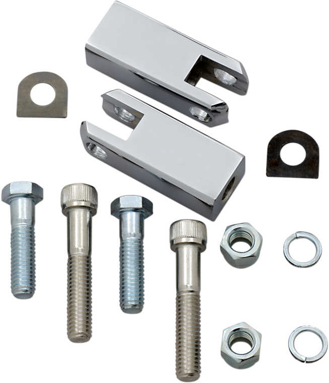 Drag Specialties - Passenger Peg Mount - Chrome - XL '83-'03 - Passenger Footpeg Mount Kit - A5241-BC-119