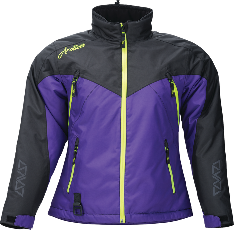 Arctiva - Jacket Wmn Pivot 7 Black/purple Lg -