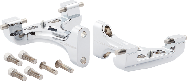 Arlen Ness - Mount Passenger Floorboard Forged Chrome - 410-034