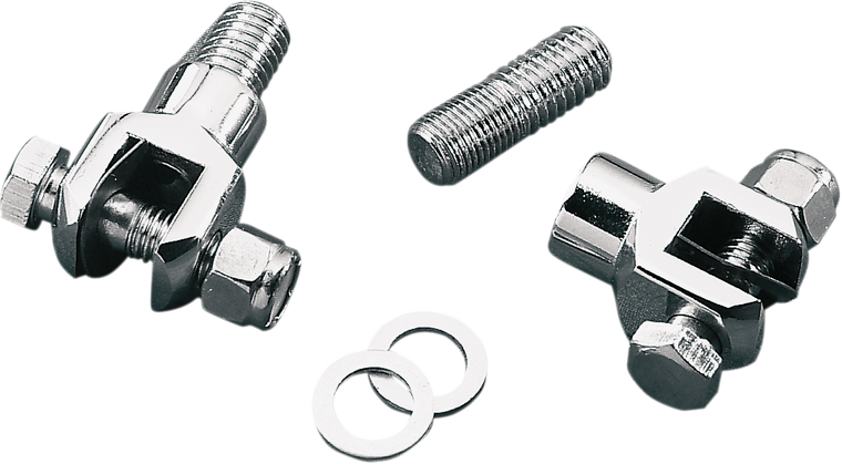 Drag Specialties - Passenger Footpeg Relocator - FXST - Passenger Footpeg Relocation Kit - 72225