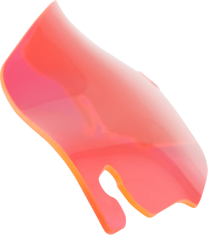Klock Werks - Windshield Flr 3.5 Pink Ice - KWW-01-0655