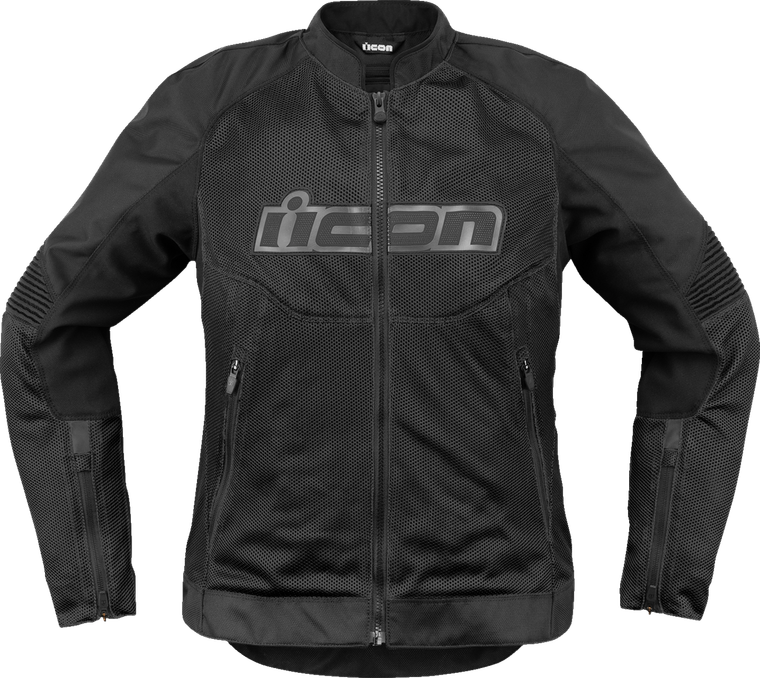 Icon - Jacket Wm Overlord3 Mesh Bk 2x -