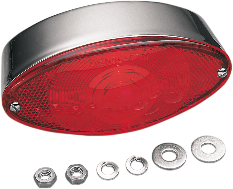 Drag Specialties - Taillight - Cat Eye - Cat Eye Oval Taillight - 12-0042-BC-3