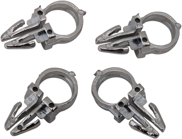 Drag Specialties - Handlebar Wiring Clips- 3/8" - 4PK - Handlebar Wiring Clips - 31-0001-4-HC3
