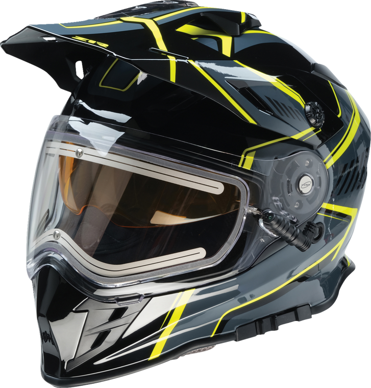 Z1r - Helmet Range Rotor Bk/hy-viz Lg -