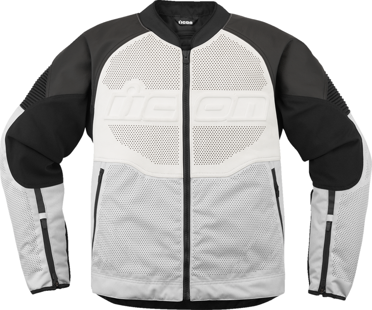 Icon - Jacket Overlord3 Leather Wt Lg -