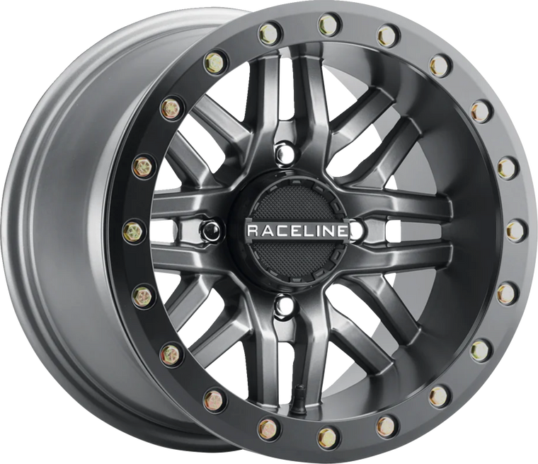 Raceline Wheels - Wheel Bl Ryno Gm W/blk Ring 15x10 4x156 (5+5) - A91G-51056-55