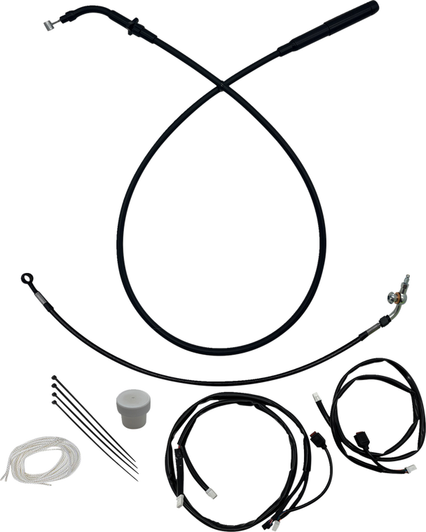 Fat Baggers Inc. - Ez Install Kt  H-bar Plus 8" Fltr, Fltrse Black - 149918-B