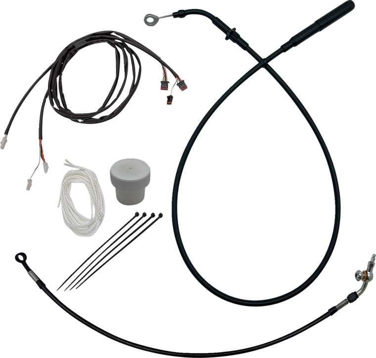 Fat Baggers Inc. - Ez Install Kt  H-bar Plus 8" Fltr Models 21-23 Blk - 119918-B