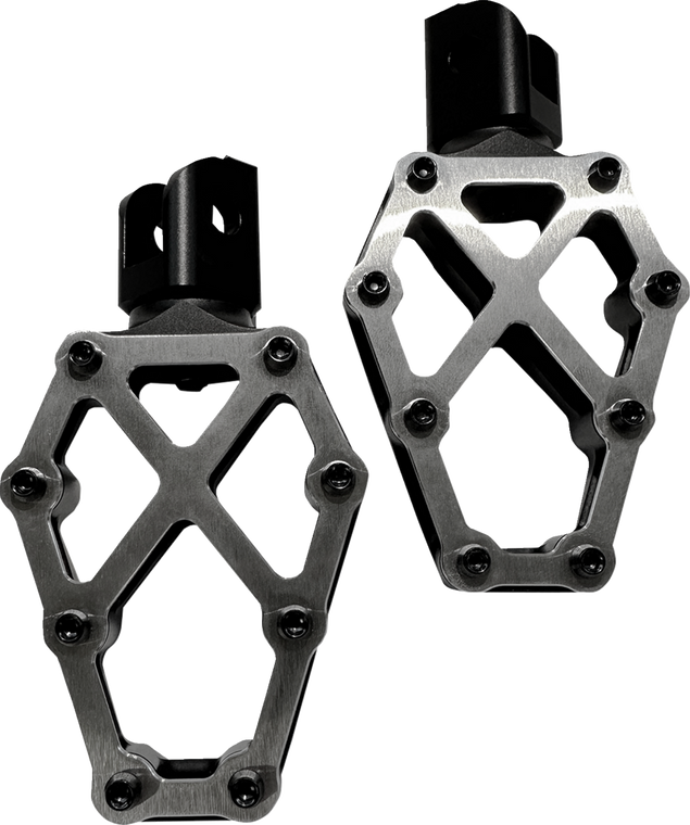 Kodlin Usa - Footpegs Nxl Blask W/ Stainless Top - K73255 Kodlin Usa - Footpegs Nxl Blask W/ Stainless Top - K73255