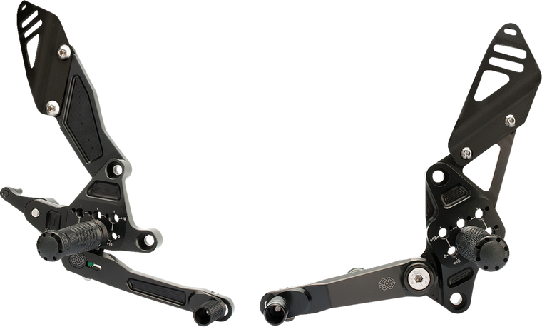 Gilles Tooling - Rearsets Fxr Yam Blk - FXR-Y03-B