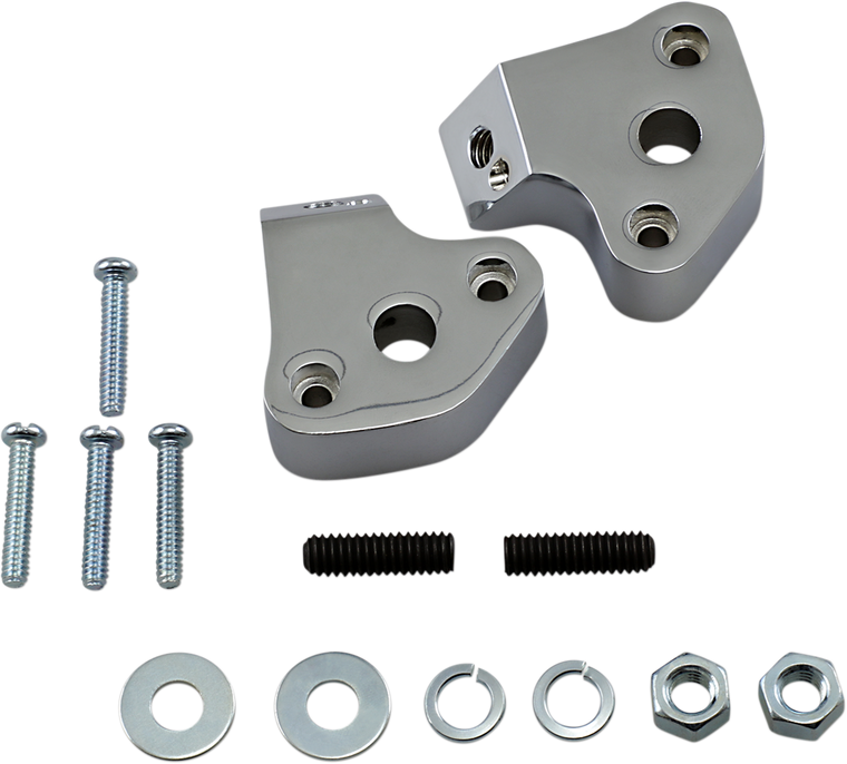 Drag Specialties - Turn Signal Mount Kit - '86-'09 FLSTC - Shortie Rear Turn Signal Mounting Brackets - 20-0379-BC202
