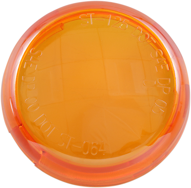 Drag Specialties - Turn Signal Lens - Amber - '00-'22 - Replacement Turn Signal Lens - 162353