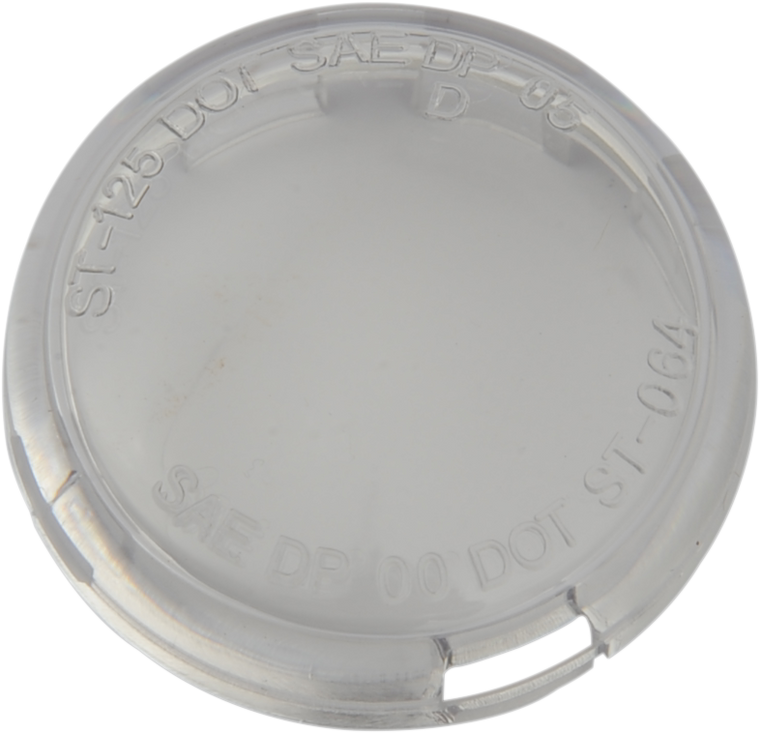 Drag Specialties - Turn Signal Lens - Clear - '00-'22 - Replacement Turn Signal Lens - 162375-HC3