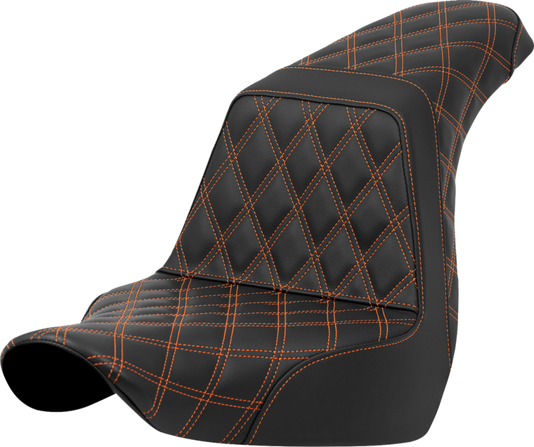 Saddlemen - Seat Step Up Full Ls Orange Stitch - A818-29-175ORA