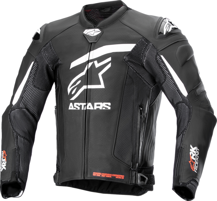 Alpinestars - Gp Pls V4 Rdknt Lthr Jkt Blk/wht 54 - 3100324-12-54