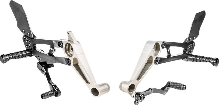 Gilles Tooling - Rearsets Fxr Apr Blk - FXR-A03-B