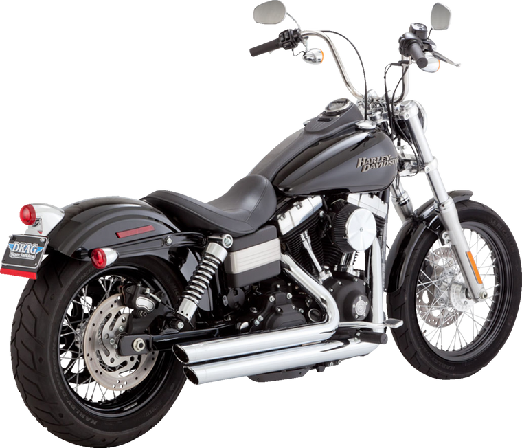 Vance & Hines - Exhaust Big Shots Staggered Chrome 06-09 Dyna - 17958 Vance & Hines - Exhaust Big Shots Staggered Chrome 06-09 Dyna - 17958