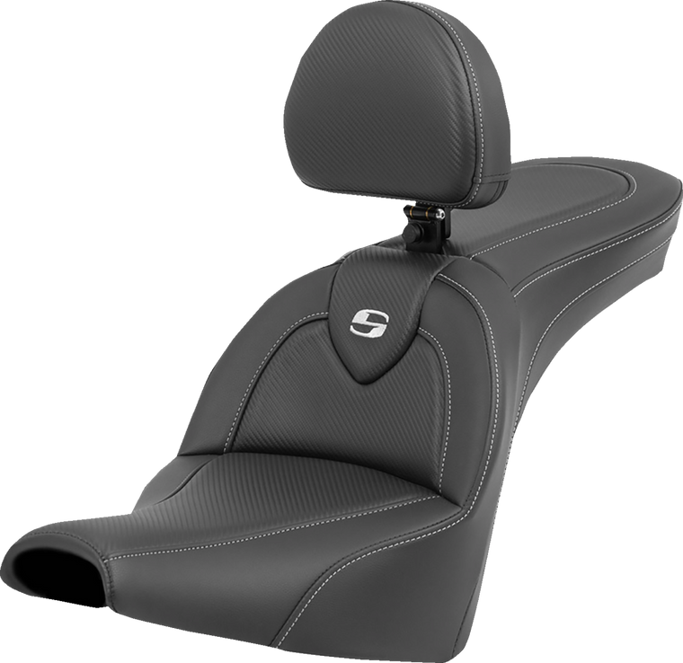 Saddlemen - Seat Roadsofa Cf With Backrest - 818-30-185BR