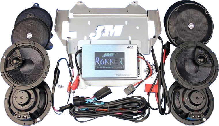 J & M - Amp Spkr Kt Rokr St6 400w 4-c 14-23 Flht/hltcutg - RKT6-400HC14-UL4