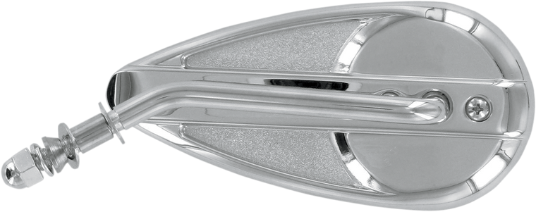 Drag Specialties - Teardrop Mirror - Left - Teardrop Mirror - KA-90S/L-BC335