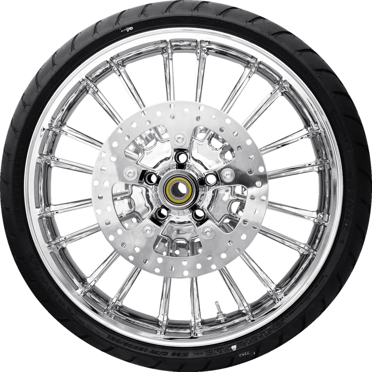 Coastal Moto - Wheel Front Atlantic W/tire Abs(tpms) Ch 21"  08-23 Touring - PKG-ATL213CH-ABST