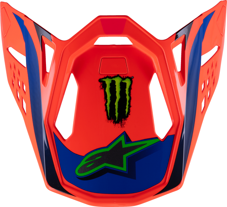 Alpinestars - S-m10 Deegan Visor Orng Fl/prpl/pnk Fluo - 8980325-433-TU