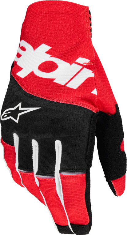 Alpinestars - Techstar Gloves Black/bright Red Sm - 3560125-1303-S