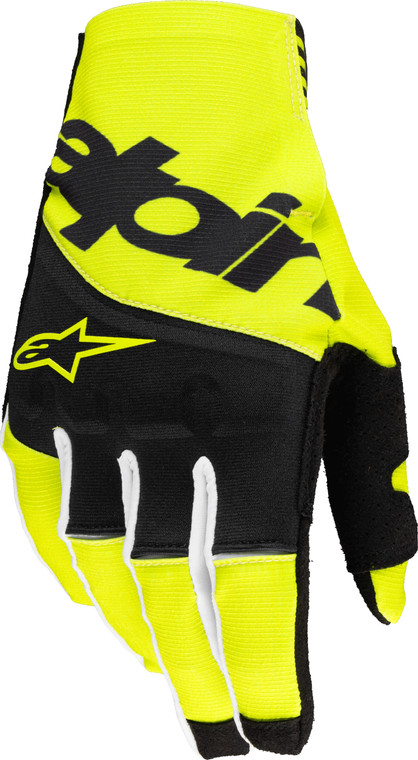 Alpinestars - Techstar Gloves Black/yellow Fluo Sm - 3560125-155-S