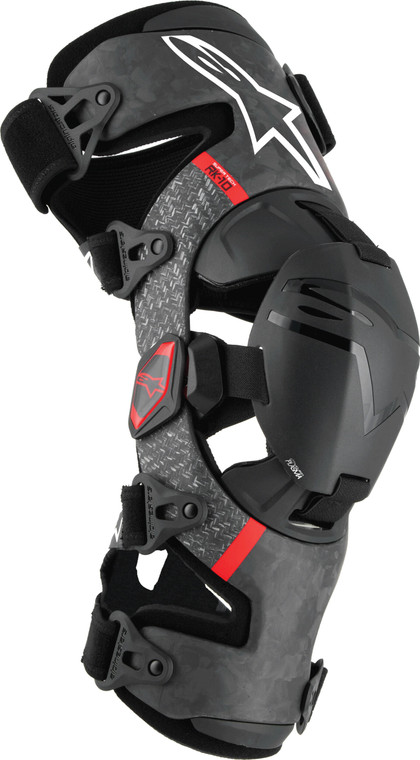 Alpinestars - Supertech Rk-10 Plasma Knee Brace Black/red Lg - 6501425-13- L