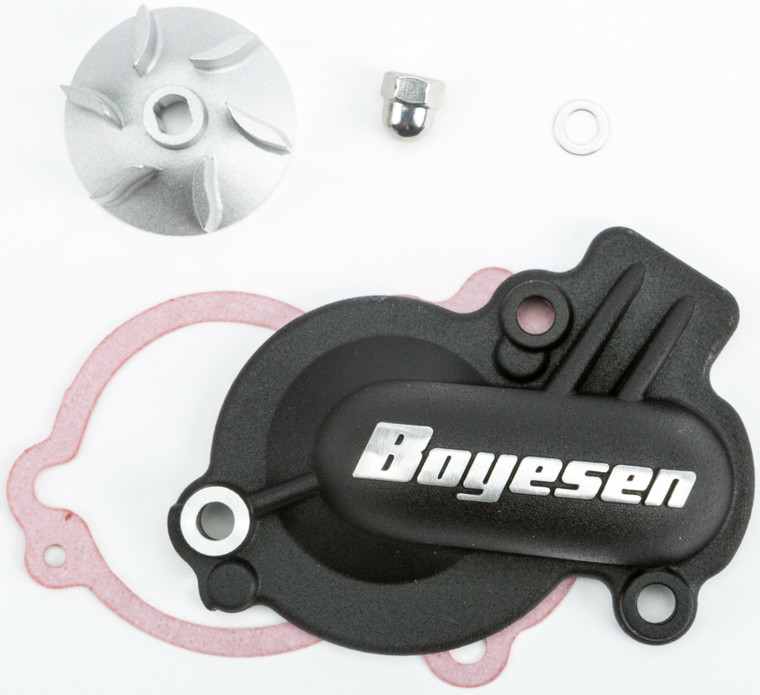 Boyesen - Waterpump Cover & Impeller Kit Black Ktm/hus/gas - WPK-44CB
