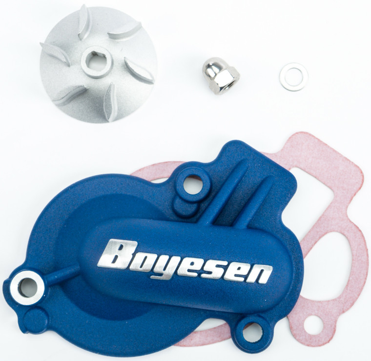Boyesen - Waterpump Cover & Impeller Kit Blue Ktm/hus/gas - WPK-44CL