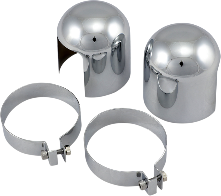Drag Specialties - Chrome Shock Top Cap - '58-'64 FL - Chrome Shock Top Caps - 13620
